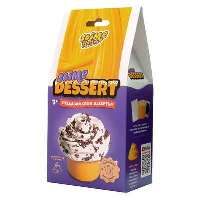 УЦЕНКА Слайм ДЕСЕРТ мини, Панна-котта с манго, 150 г S130-59