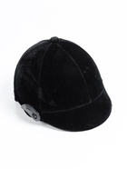 УЦЕНКА Шлем для верховой езды, бархат, одноразмерный, бархатный, черный - Фото 4