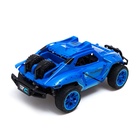 УЦЕНКА Машина радиоуправляемая «Багги», 1:16, 25 км/ч, работает от аккумулятора, цвет синий 760321 10940715
