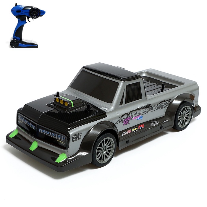 УЦЕНКА Машина радиоуправляемая «Дрифт» с аккумулятором, цвет серый - Фото 1