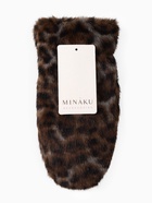Варежки женские MINAKU «Леопард», размер 26×12 см - Фото 4