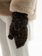 Варежки женские MINAKU «Леопард», размер 26×12 см - Фото 5