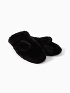 Варежки женские MINAKU, чёрные, размер 26×12 см - Фото 1