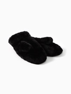 Варежки женские MINAKU, чёрные, размер 26×12 см - Фото 3