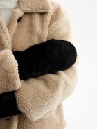 Варежки женские MINAKU, чёрные, размер 26×12 см - Фото 3