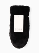 Варежки женские MINAKU, чёрные, размер 26×12 см - Фото 4