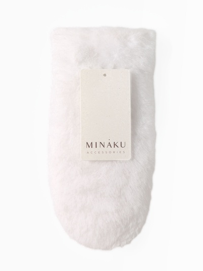 Варежки женские MINAKU, белый, размер 26×12 см