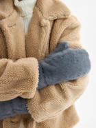 Варежки женские MINAKU, серые, размер 26×12 см - Фото 3