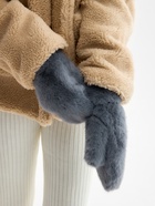 Варежки женские MINAKU, серые, размер 26×12 см - Фото 6