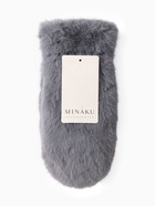 Варежки женские MINAKU, серые, размер 26×12 см - Фото 10