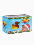 Макси-пазлы, новогодний набор игрушек, 10 деталей, с резиновой уточкой для купания 10871106 Макси-пазлы, новогодний набор игрушек, 10 деталей, с резиновой уточкой для купания 10871106