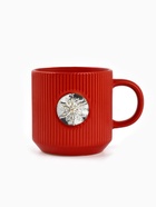 Кружка новогодняя керамическая «Снежинка», 350 мл - Фото 2