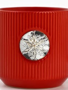 Кружка новогодняя керамическая «Снежинка», 350 мл - Фото 3