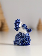 Фигурка керамика «Лошадка на монетках», бело-синий, 2.5×5×6 см, МИКС - Фото 4