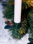 Светодиодные «Свечи на прищепках» 10 см, набор 10 шт., 10 LED, от батареек АААх10, пульт, свечение тёплое белое - Фото 4