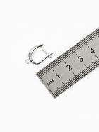 Набор 2 пары швензы с англиской застежкой для сережек, 20×13 мм, цвет серебро 10892078