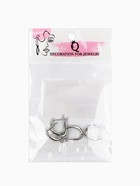 Набор 2 пары швензы с англиской застежкой для сережек, 20×13 мм, цвет серебро 10892078