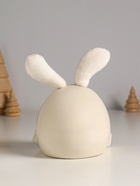 Фигурка керамика, текстиль «Зайчик круглый», белый, 9×9.5×12 см - фото 809253833 Фигурка керамика, текстиль «Зайчик круглый», белый, 9×9.5×12 см - фото 809253833