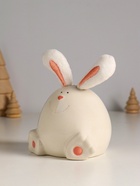 Фигурка керамика, текстиль «Зайчик круглый», белый, 9×9.5×12 см - фото 809253834 Фигурка керамика, текстиль «Зайчик круглый», белый, 9×9.5×12 см - фото 809253834