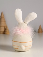 Фигурка керамика, текстиль «Зайчик с пухом, круглый», 7.4×7.4×15.5 см - фото 809253843 Фигурка керамика, текстиль «Зайчик с пухом, круглый», 7.4×7.4×15.5 см - фото 809253843