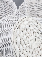 УЦЕНЕА Корзина плетёная для хранения Abigail, ива, овальная, белая, набор 3 шт. - Фото 2