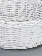 УЦЕНЕА Корзина плетёная для хранения Abigail, ива, овальная, белая, набор 3 шт. - Фото 6