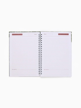 Ежедневник недатированный, А5, 80 л., твёрдая обложка, на гребне «Всё исполнит Новый Год»