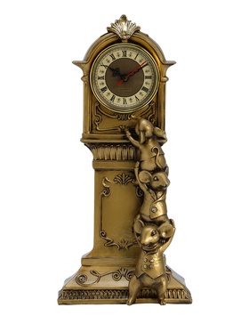 УЦЕНКА Часы настольные интерьерные каминные «Часы с мышками», 9×16×34 см