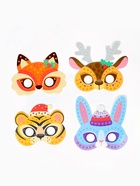 Маски карнавальные своими руками «Звери», набор для творчества - Фото 4