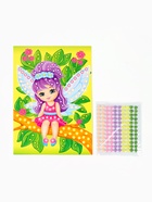 Аппликация бусинами «Феечка», 180×250 мм, набор для творчества - Фото 3