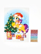 Аппликация стразами «Лошадка», набор для творчества - Фото 3