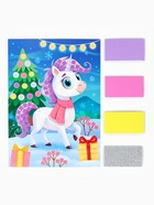 Аппликация «Лошадка», 4 цвета, 200 деталей, набор для творчества 10931217 Аппликация «Лошадка», 4 цвета, 200 деталей, набор для творчества 10931217