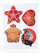 Аппликация «Ёлочные украшения» 4 шт., набор для творчества 10931219 Аппликация «Ёлочные украшения» 4 шт., набор для творчества 10931219