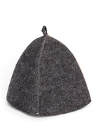 Шапка для бани и сауны «Новогодний мишка в бане», полиэфир 70%, шерсть 30%, «Добропаровъ» - фото 58052408