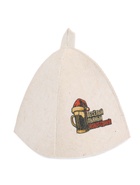 Шапка для бани и сауны «Весёлый, пьяный, новогодний!», полиэфир 70%, шерсть 30%, «Добропаровъ» - Фото 2