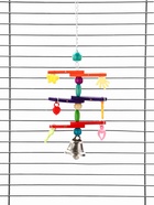 Игрушка для птиц «Перекладина», цвет МИКС - Фото 2