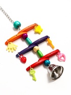 Игрушка для птиц «Перекладина», цвет МИКС - Фото 3