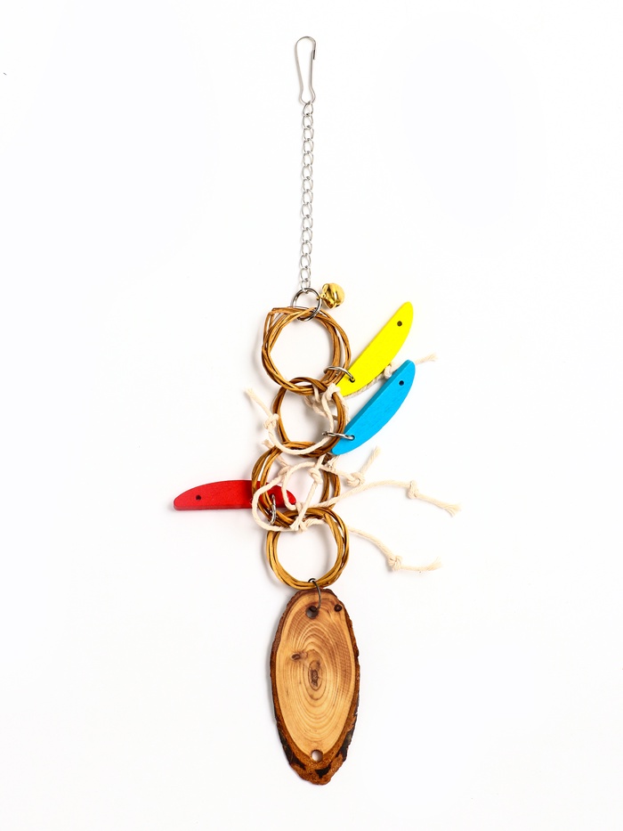 Игрушка для птиц «Фантазия», цвет МИКС - Фото 1