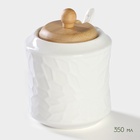 УЦЕНКА Набор для специй на дер подст 4 пр «Bella Tenero.Кракле» солонка, перечница, сахарница, ложка 41 - Фото 7