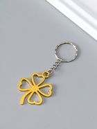 Брелок для ключей на кольце «Клевер», 4.5×3.7×0.3 см, МИКС - Фото 3