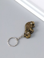 Брелок для ключей на кольце «Слон Эмира», металл под бронзу, 2.2×4.6×0.6 см (12 шт) - фото 809254711