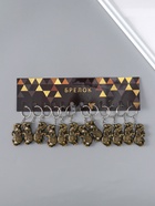 Брелок для ключей на кольце «Слон Эмира», металл под бронзу, 2.2×4.6×0.6 см (12 шт) - фото 809254712