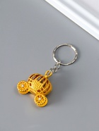 Брелок для ключей на кольце «Карета-тыква», металл, стразы, 3.2×1.5×3.2 см, МИКС (12 шт) - фото 809254720