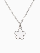 Набор 2 предмета: серьги, кулон «Цветочки», 44 см, белый в серебре - Фото 2