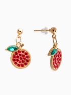 Набор 2 предмета: серьги, кулон «Гранат», 44 см, красный в золоте - фото 809254797