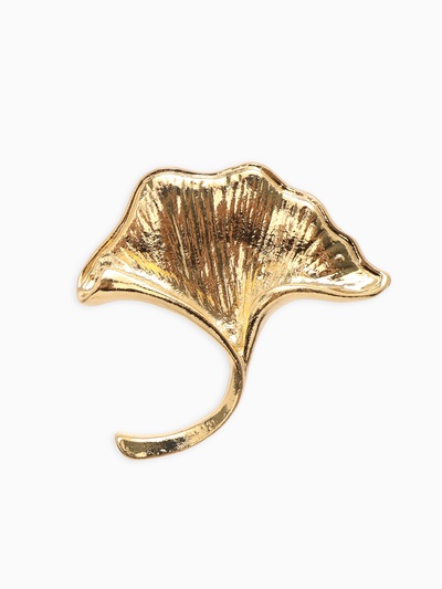 Брошь «Цветок каллы», цвет золото