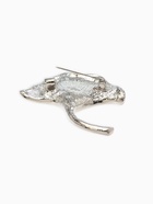 Брошь «Цветок каллы», цвет серебро - Фото 3