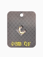 Зажим для платка «Цветок астры», белый в чернёном золоте - Фото 6