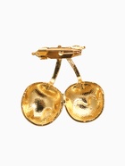 Брошь «Вишня заливная», красно-зелёная в золоте - Фото 2