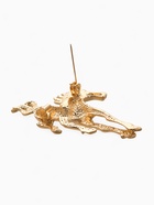 Брошь «Лошадь», цвет золото - Фото 3